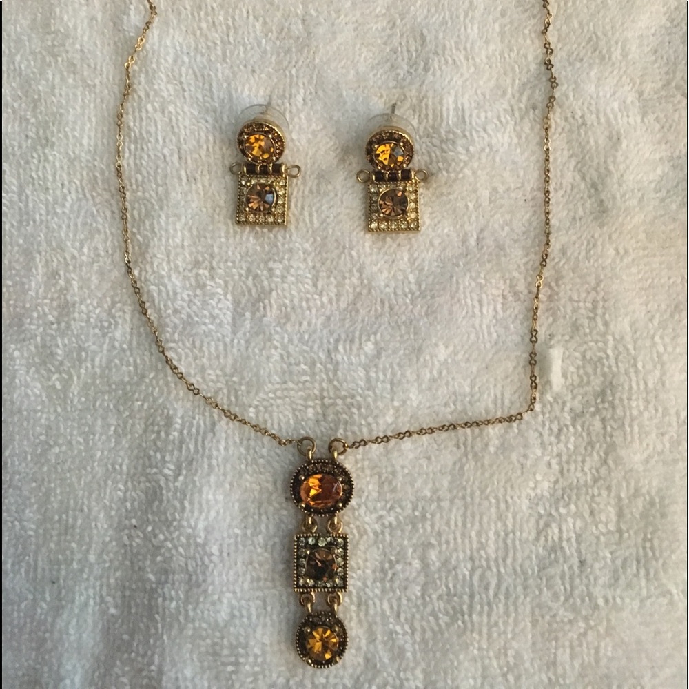 Vintage Necklace and Earrings